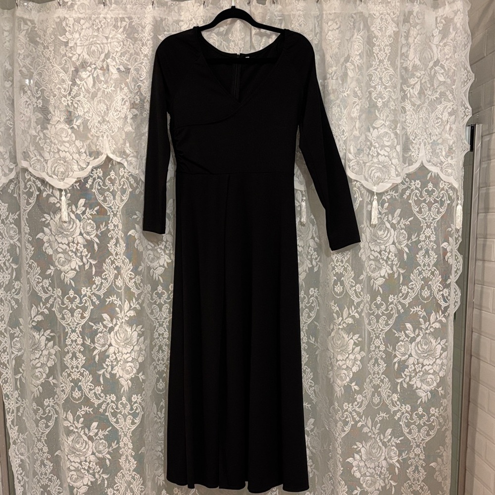 Elegant Black Women's Dress